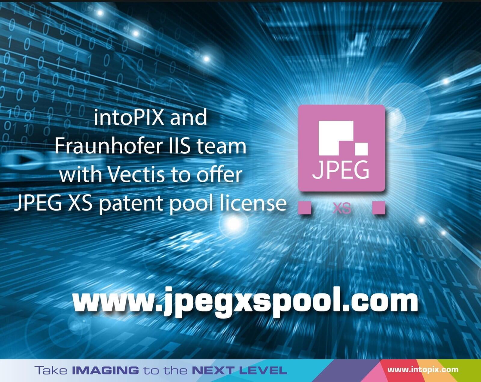 intoPIXとFraunhofer IISがVectisと提携し、JPEG XSのパテントプールのライセンスを提供